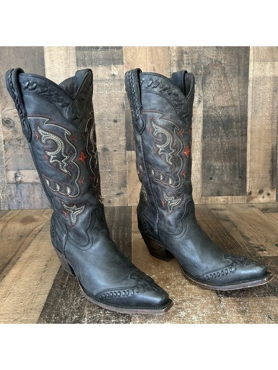 Lucchese Shoes - Lucchese 1883 Snip Toe M5021 Western Cowboy Boots Womens 6.5 B